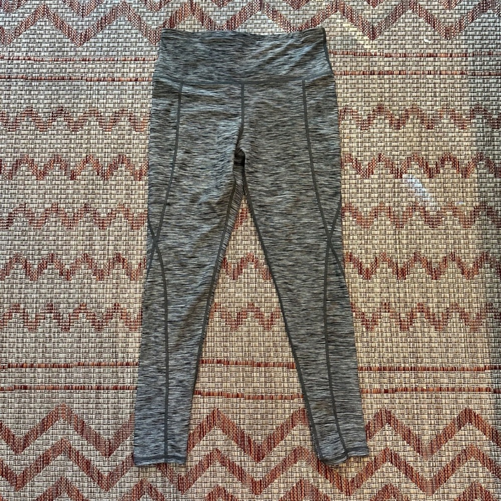NELEUS‎ | Women's Heathered Grey Stretch Activewear Workout Athletic Leggings